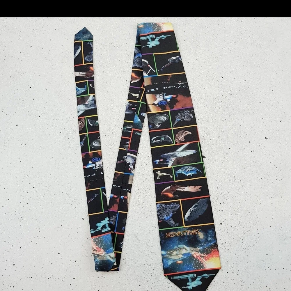 Ralph Marlin Black Abstract‎ Tie